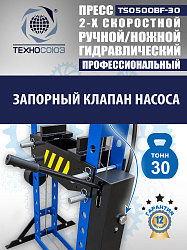 Пресс гидравлический 30 тонн, TS0500BF-30